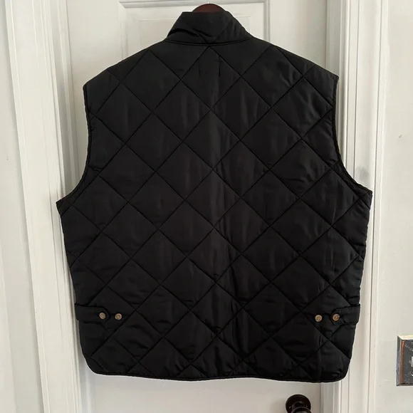 J.Crew‎ Quilted Vest Navy Sz XXL - Picture 4 of 5